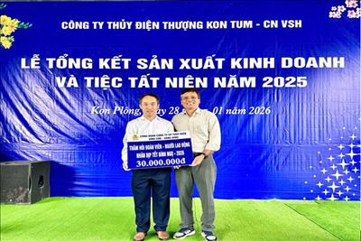 Công đoàn quan tâm chăm lo Tết cho Đoàn viên - Người lao động.