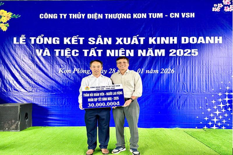 Công đoàn quan tâm chăm lo Tết cho Đoàn viên - Người lao động.