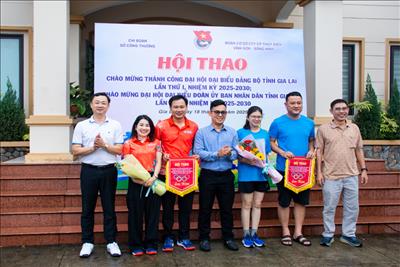 Đoàn Thanh Niên VSH và Sở Công Thương tỉnh Gia Lai giao lưu thể thao.