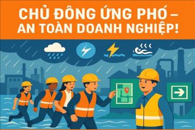 Tuyên truyền ứng phó thiên tai trong Doanh nghiệp.