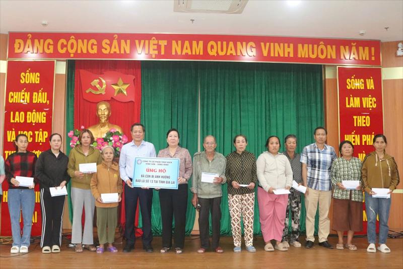 Công ty CP Thủy điện Vĩnh Sơn - Sông Hinh chú trọng an sinh xã hội.